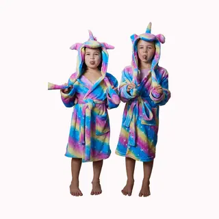 Badrock Unicorn Kinderbadjas Met Capuchon -L (9-10 Jaar)