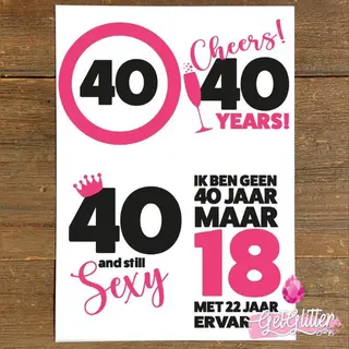 GetGlitterBaby® - Tijdelijke Tattoos / Tijdelijke Henna Festival Plak Tattoes / Nep Tatoeage Voor Volwassenen / Fake Temporary Tattoo Sticker -