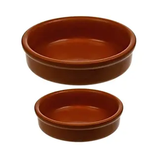 Cosy&Trendy Voordeelset Van 8x Stuks Creme Brulee Of Tapas Bakjes Van Steen 5 Cm En 7 Cm Mix - Vaatwasser Geschikt