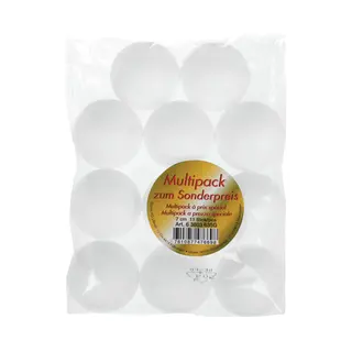 Glorex Hobby Piepschuim Hobby Ronde Ballen/bollen - Zak Van 11x Stuks - 7 Cm -knutselen Vormen/figuren