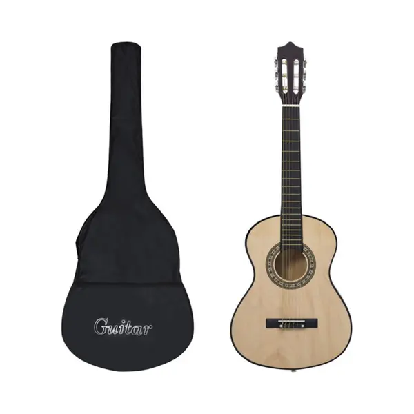 VidaXL - Gitaar - Klassiek - Beginner - Kinderen - Met - Tas - 1/2 - 34" thumbnail