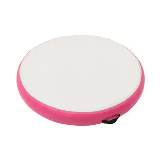 VidaXL Aufblasbare Gymnastikmatte Mit Pumpe 100x100x10 Cm Pvc Rosa