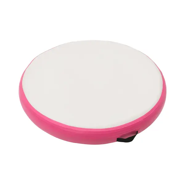 VidaXL Aufblasbare Gymnastikmatte Mit Pumpe 100x100x10 Cm Pvc Rosa thumbnail