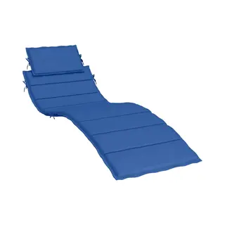 VidaXL Sonnenliegen-Auflage Königsblau 186x58x4 Cm Oxford-Gewebe