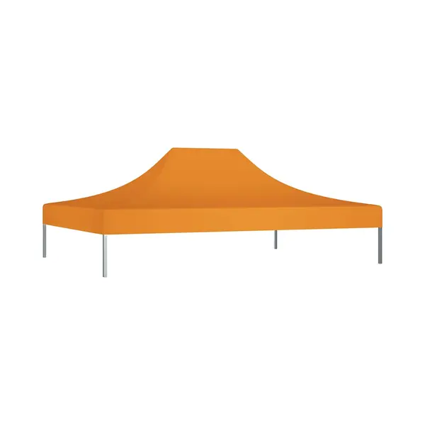 VidaXL Partyzelt-Dach 4, 5x3 M Orange 270 G/m² thumbnail