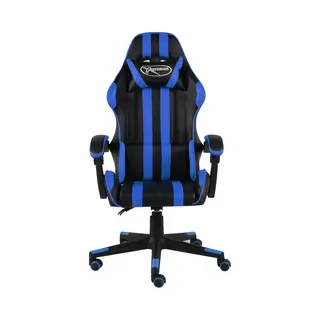 Vidaxl Gaming-stuhl Schwarz Und Blau Kunstleder
