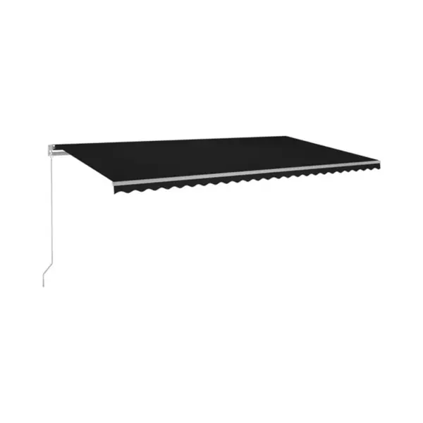 VidaXL Markise Manuell Einziehbar Mit Led 600x300 Cm Anthrazit thumbnail
