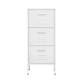 VidaXL Lagerschrank Weiß 42, 5x35x101, 5 Cm Stahl