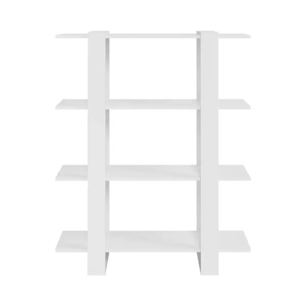 VidaXL Boekenkast/kamerscherm 100x30x123, 5 Cm Hoogglans Wit thumbnail