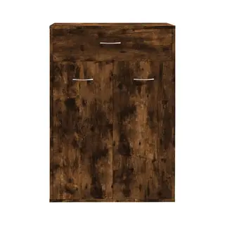Schuhschrank Räuchereiche 60x35x84 Cm Holzwerkstoff Vidaxl