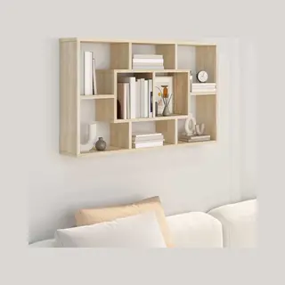 Wandregal Sonoma-eiche 85x16x52, 5 Cm Holzwerkstoff Vidaxl