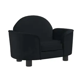VidaXL - Hondenmand - 66x40x45 - Cm - Fluweel - Zwart