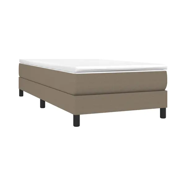 VidaXL Boxspringbettgestell Taupe 100x200 Cm Stoff thumbnail