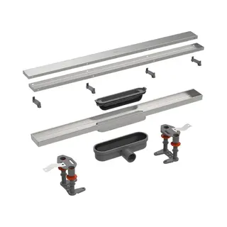 Easy Drain Compact Douchegoot 70x6, 4x6, 5 Cm Rvs