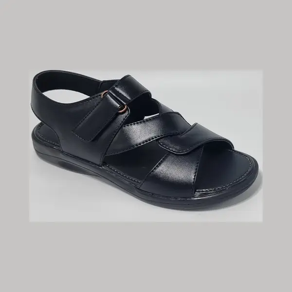 Hitman Schoenen Millat - Sandalen Heren - Lichtgewicht Heren Sandalen - Cadeau Voor Hem - Zacht Voetbed - Klittenband Sluiting - Zwart - Maat 39 thumbnail