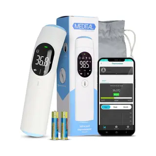 Medital F20 - Digitale Oorthermometer - Voorhoofd- En Oormetingen - Inclusief App