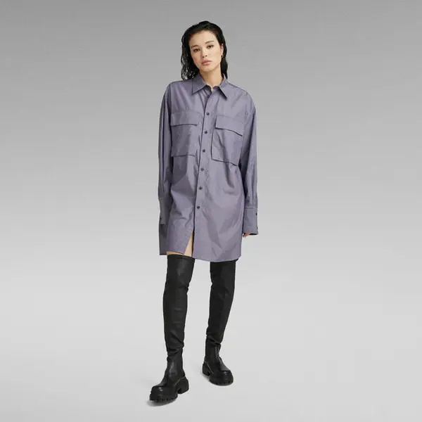 G-Star D23582-C894-800-Xxs Shirt/Top Hemd Langärmlig Baumwolle thumbnail