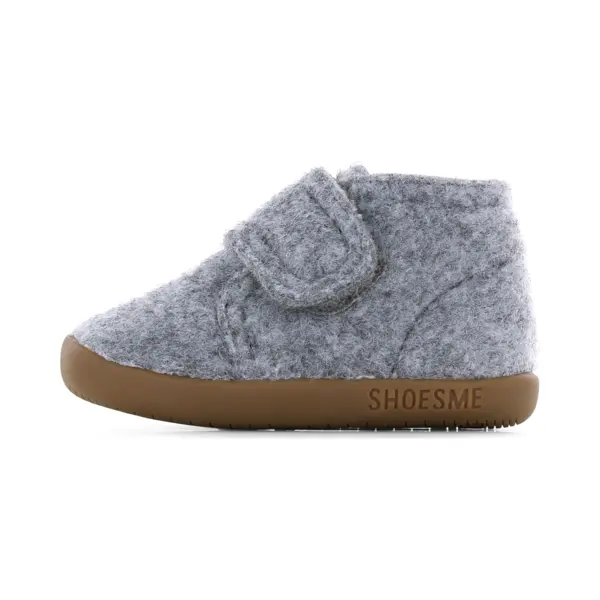 Shoesme Grauer Filzpantoffel thumbnail