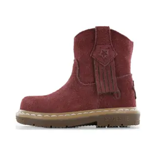 Shoesme Bc25w004 Laarzen - Suède - Meisjes - Rood - Maat 23