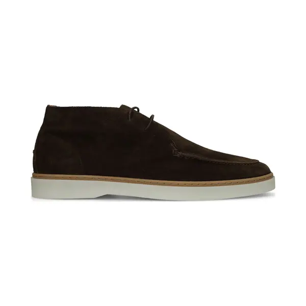 Manfield Bruine Suède Veterschoenen - Maat 42 thumbnail