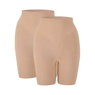 Sarlini Dames Corrigerende Shorts Naadloos 2-Pack Beige - Maat S