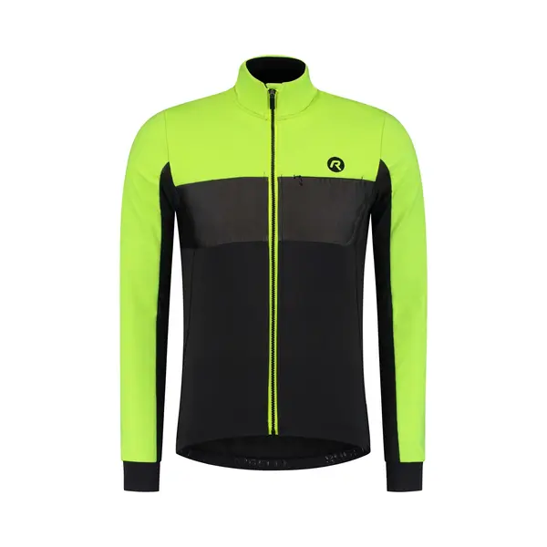 Mga, Herren, Velojacke, Winterjacke Attq Czarny-Fluor M ROG352034.M (M), Schwarz, Gelb, M thumbnail