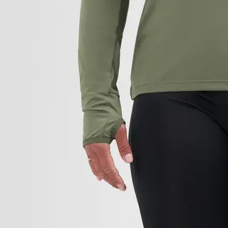 Rogelli Core T-Shirt Manches Longues Running Femme, Vert, Xl