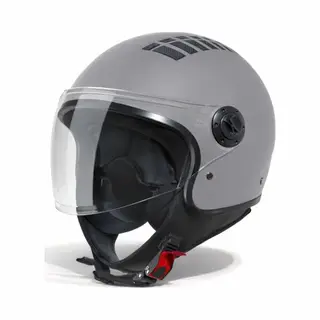 Vinz Helmets Vinz Como Jethelm - Scooterhelm & Motorhelm & Brommerhelm & Snorfietshelm - Titanium Grijs - Xl