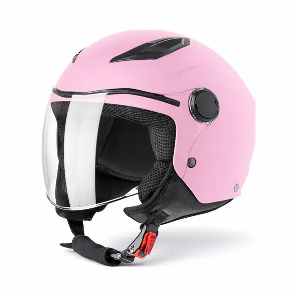 Vinz Magic Motorradhelm Kinder Helm | Jethelm In Gr. Ys-Yxl | Kinderhelm Motorrad, Roller, Mofa & Moped | Ece 22.06 Zertifiziert - Rosa thumbnail