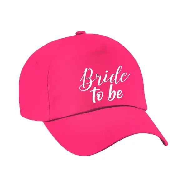 Bellatio Decorations 1x Roze Vrijgezellenfeest Petje Bride To Be Sierlijk Dames - Vrijgezellenfeest Vrouw Artikelen/ Petjes thumbnail