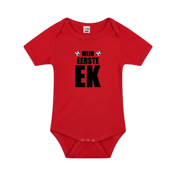 Bellatio Decorations Belgie Mijn Eerste Ek Verkleed Baby Rompertje Rood Jongens En Meisjes - Ek Babykleding/outfit 92 thumbnail