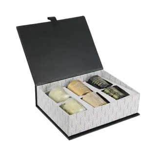 Wdmt Geschenkbox Mit 6 Kerzen - Luxuriöses Duftkerzenset Für Entspannung Und Ambiente - Luxus Schwarzes Duftkerzenset - Sechsteiliges Kerzenset -