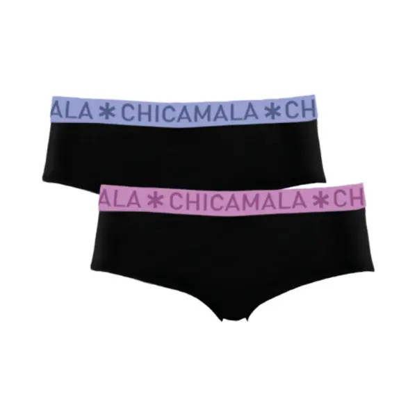 Muchachomalo Chicamala – Dames Briefs – 2 Pack - Normale Lengte – Onderbroeken Dames – Lingerie - Hipster – Ondergoed – Kleding - 95% Katoen – thumbnail