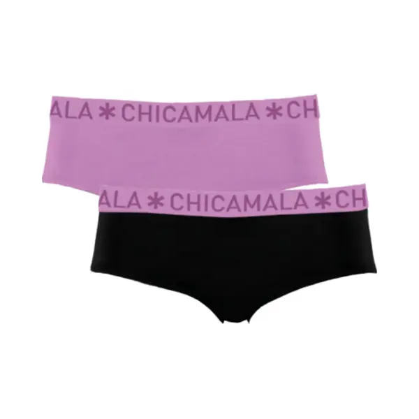 Muchachomalo Chicamala – Dames Briefs – 2 Pack - Normale Lengte – Onderbroeken Dames – Lingerie - Hipster – Ondergoed – Kleding - 95% Katoen – thumbnail