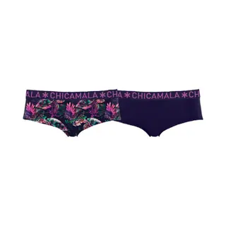 Muchachomalo Chicamala – Meisjes Briefs – 2 Pack – Normale Lengte – Onderbroek Meisjes – Lingerie – Hipster – Ondergoed – Kinderkleding – 95%