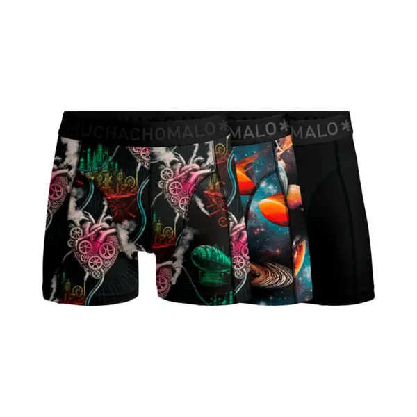 Muchachomalo – Boxershorts Boys – 3 Pack – Jongens Ondergoed – 95% Katoen – Maat 134/140 thumbnail