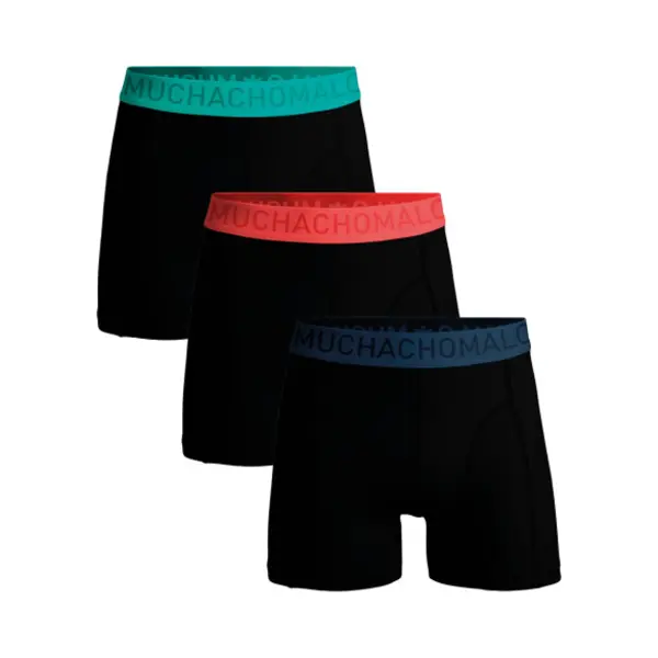 Muchachomalo – Boxershort Boys– Normale Lengte – Kinder Onderbroeken – Boxershort – Zwart – Ondergoed – Microfiber – 3 Pack - 146/152 thumbnail