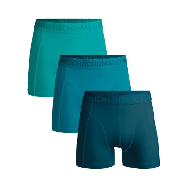 Muchachomalo – Boxershort Heren – Normale Lengte – Onderbroeken Heren – Boxershort – Ondergoed – 95% Katoen – 3 Pack – Maat L thumbnail