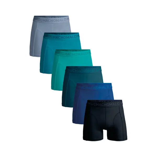 Muchachomalo – Boxershort Heren – Normale Lengte – Onderbroeken Heren – Boxershort – Ondergoed – 95% Katoen – 6 Pack – Maat 3XL thumbnail