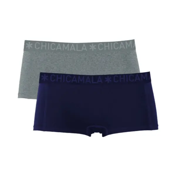 Muchachomalo Chicamala – Boxershort Meisjes – 2 Pack – Normale Lengte – Onderbroek Meisjes – Lingerie – Ondergoed – Kleding – 95% Katoen – thumbnail