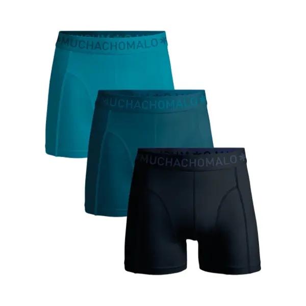 Muchachomalo – Boxershort Heren – Normale Lengte – Onderbroeken Heren – Boxershort – Ondergoed – 95% Katoen – 3 Pack – Maat M thumbnail