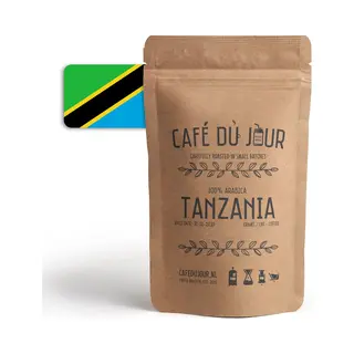 Café Du Jour 100% Arabica Tanzania 500 Gram Vers Gebrande Koffiebonen