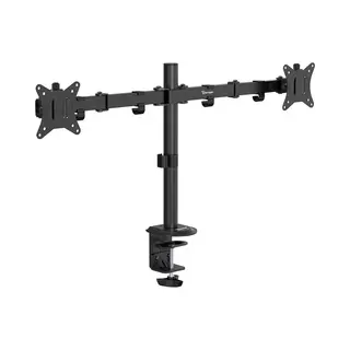 Ranqer Monitorhalterung/Tragarm Für 2 Monitore - 17-32 Zoll Bildschirme, Vesa 75 & 100 Mm Monitor Arm, Höhenverstellbar, 360° Rotation, Schwenk-,