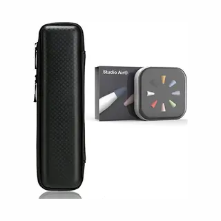 Studio Air® Luxe Pencil Case Geschikt Voor Apple Pencil 1 En 2 - Etui Met 8 Pencil Tip Cases