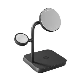 Zens ZEAPDC01/00 oplader voor mobiele apparatuur Hoofdtelefoons, Smartphone, Smartwatch, Tablet Zwart Ac Draadloos opladen Snel opladen Binnen