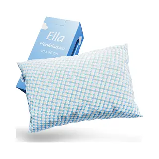 EL-Life El Life Kopfkissen Nackenschmerzen - 40 X 60cm - Bambuskissen - Memory Foam / Memory Foam Füllung - Ergonomisch Und Orthopädisch - Inklusive