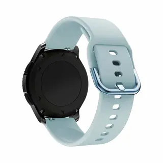 By Qubix - Smartwatch Bandje 20mm - Siliconen Sportband - Lichtblauw - Geschikt Voor Garmin Forerunner 570 (42mm) - 55 - 245 - 645 - Geschikt Voor