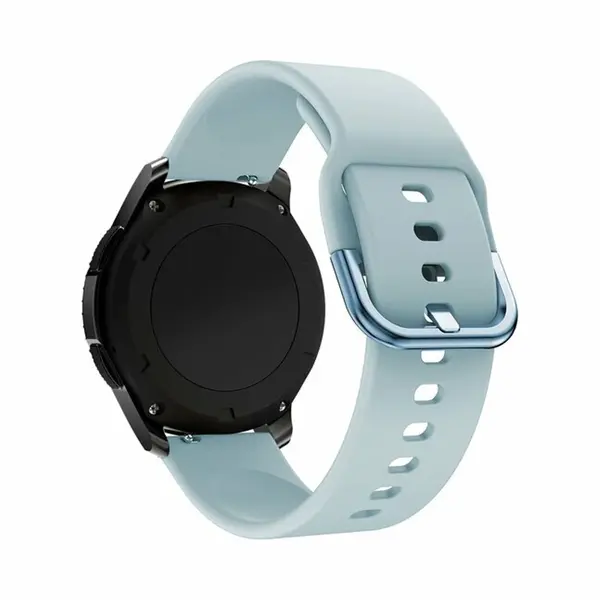 By Qubix - Smartwatch Bandje 20mm - Siliconen Sportband - Lichtblauw - Geschikt Voor Garmin Forerunner 570 (42mm) - 55 - 245 - 645 - Geschikt Voor thumbnail