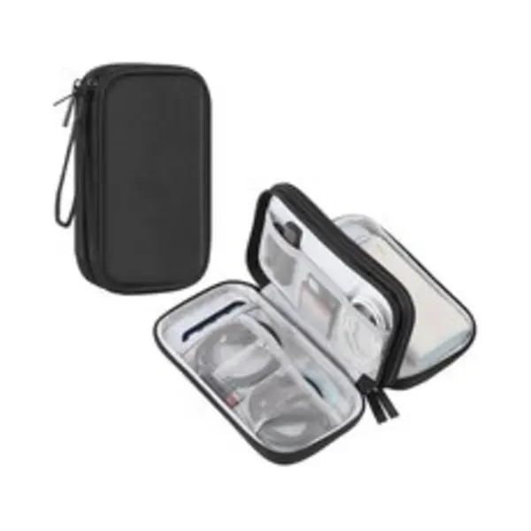 By Qubix Organizer - Opberghoes - Dubbele Laag - Smartwatch Bandjes & Accessoires - Zwart thumbnail