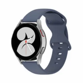 By Qubix - Smartwatch Bandje 20mm - Solid Color Sportband - Blauw - Geschikt Voor Garmin Vivoactive 6 - Vivoactive 5 - Vivoactive 3 - Geschikt Voor
